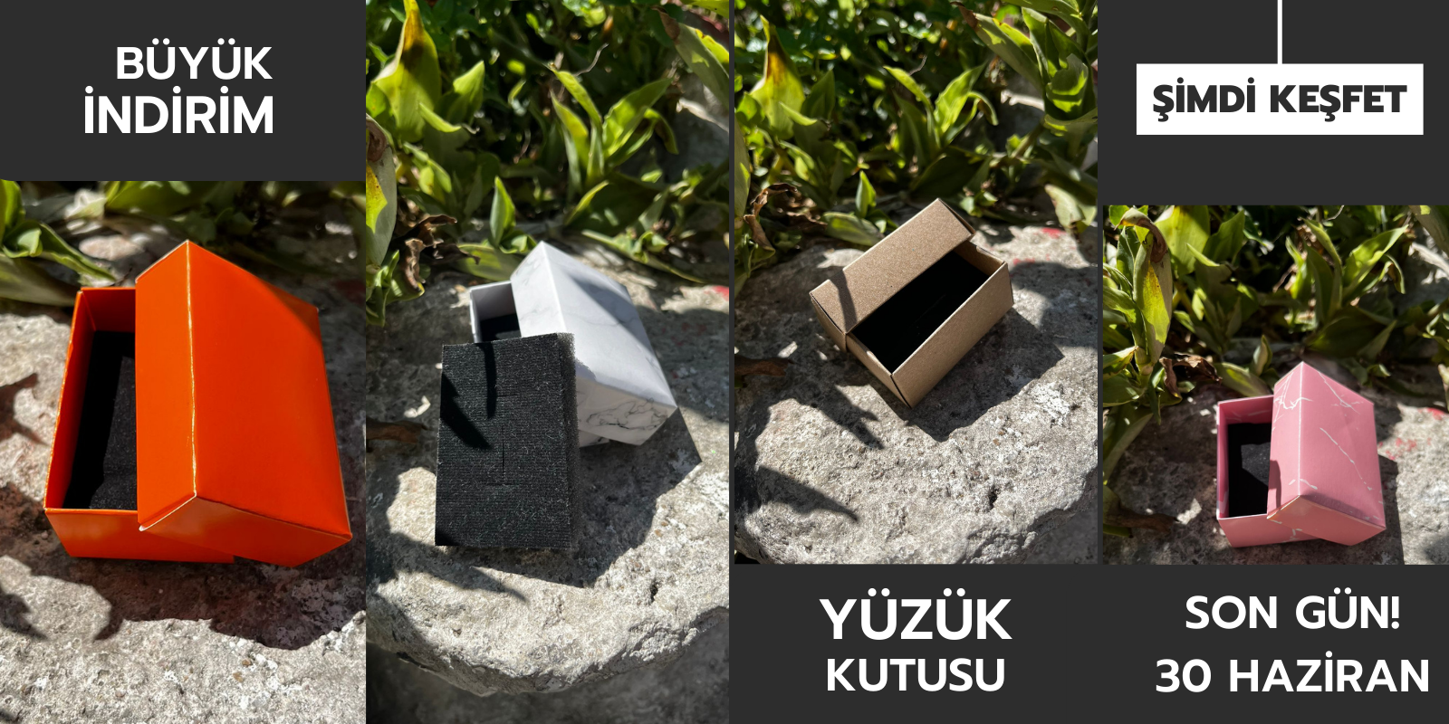 Yüzük Kutularında Büyük İndirim!